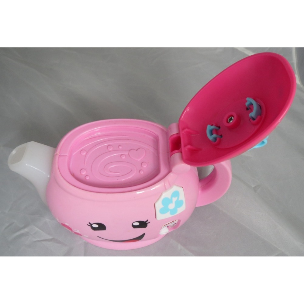 Fisher Price Talking Pink Teapot Laugh‎ 'N Learn Manners Tea Party Pot Musical - Picture 8 of 9